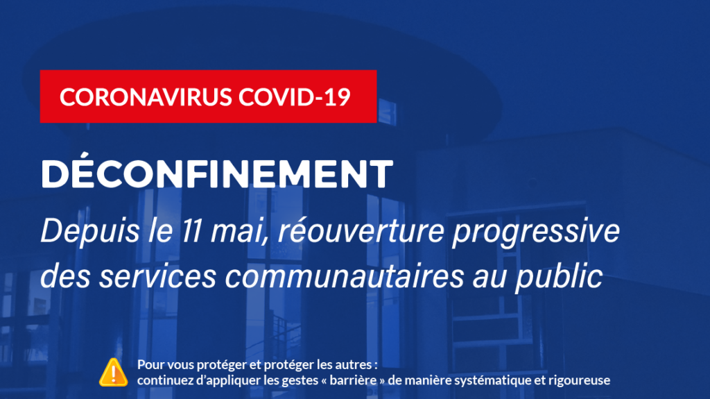 déconfinement covid-19 mai 2020 réouverture services saint-flour communauté